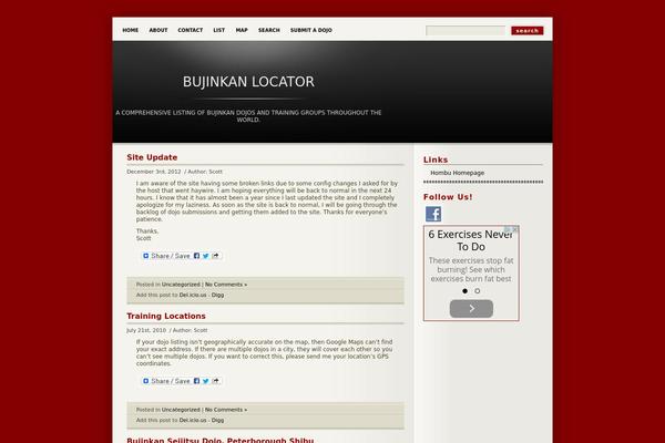 Deep Silent theme site design template sample