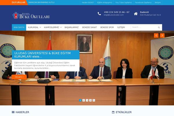 University Hub theme site design template sample