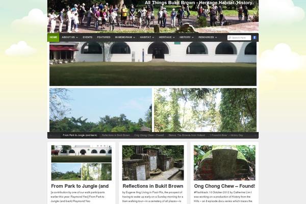 Natural theme site design template sample