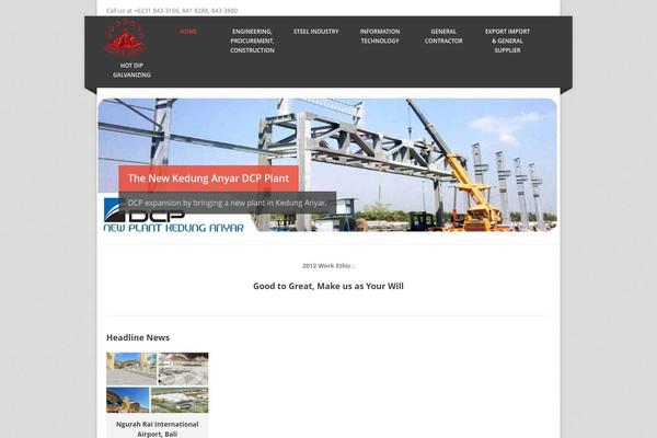 Corpo theme site design template sample