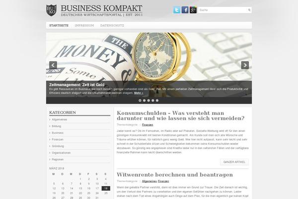 Wpstudio theme site design template sample