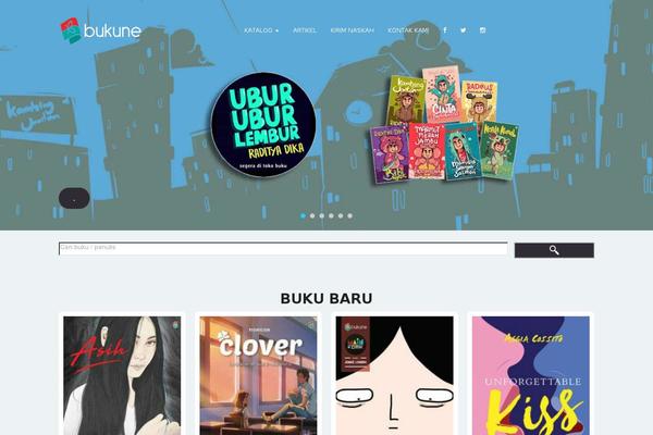 Bookie-wp theme site design template sample