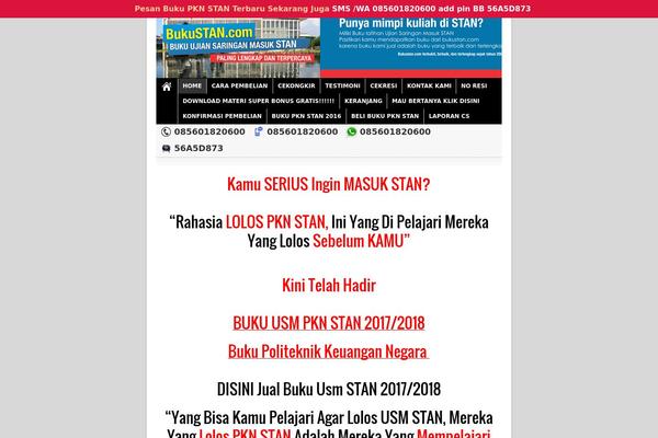bukustan.com site used Toko Landing