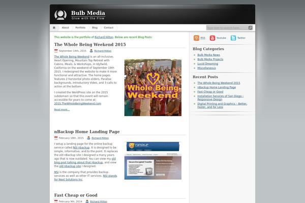 iNove theme site design template sample