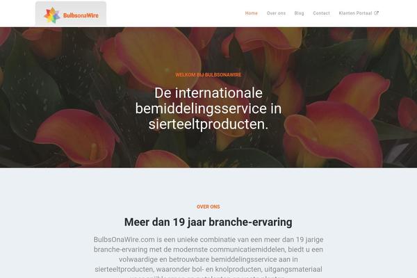 Fabrique theme site design template sample