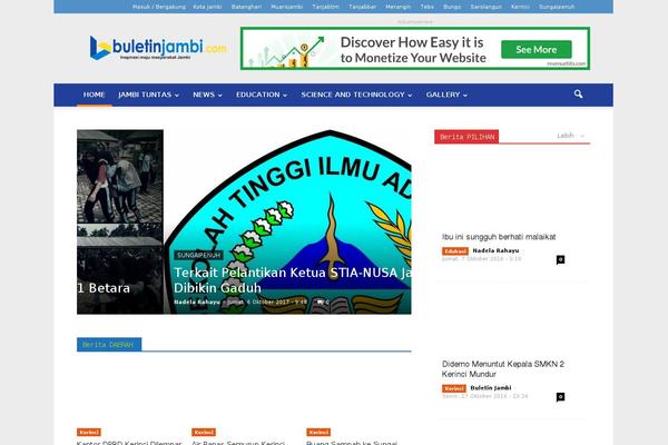 buletinjambi.com site used Infopel