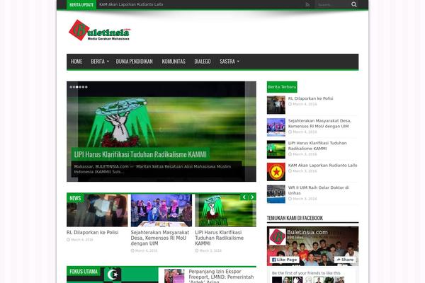 Site using AccessPress Social Share plugin