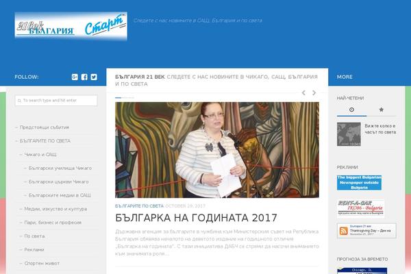 Hueman theme site design template sample