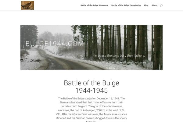 Divi theme site design template sample