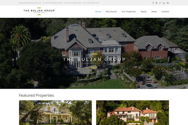 WP Residence theme site design template sample