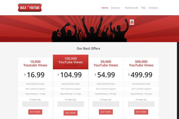 bulkyoutube.com site used Bulkyoutube.com