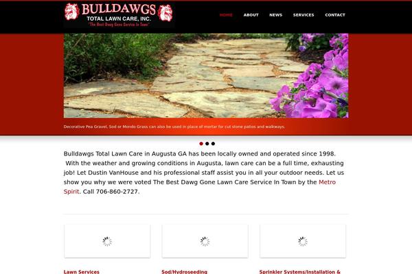 Sansation theme site design template sample