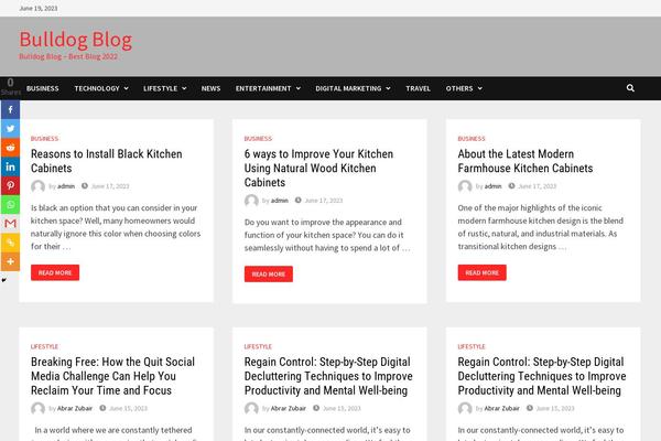 Site using Penci-portfolio plugin
