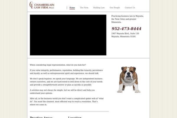 bulldoglaw.com site used Chamberlain