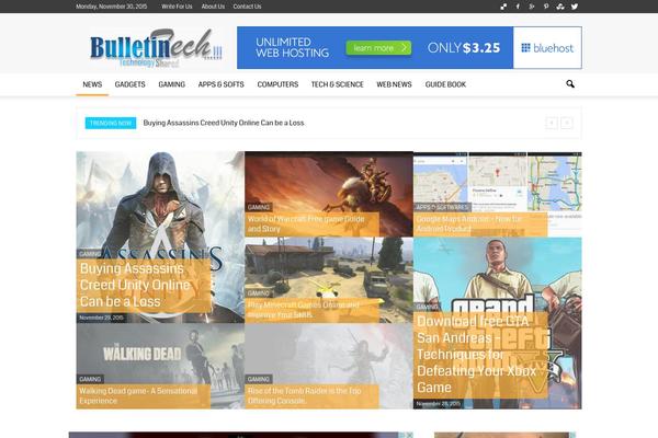 Agnar theme site design template sample