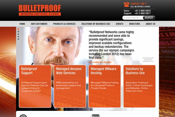 bulletproof theme websites examples