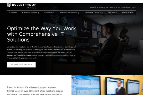 bulletproofsi.com site used Bulletproof