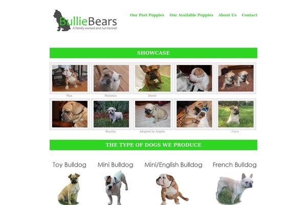 Photoria theme site design template sample