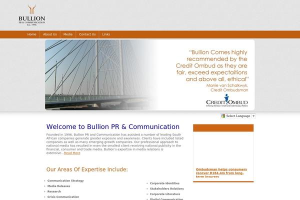 bullionpr.com site used Clean Style Three