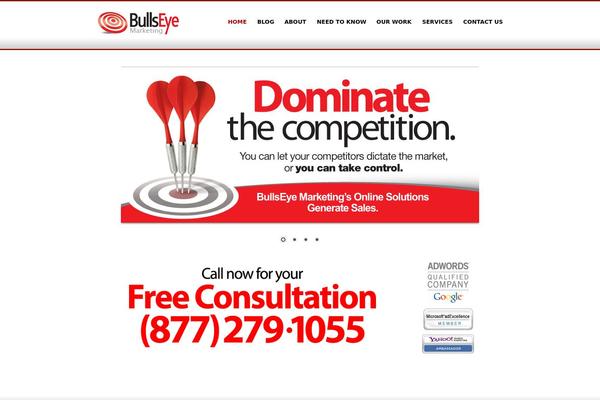 bullseyenj.com site used Sansation
