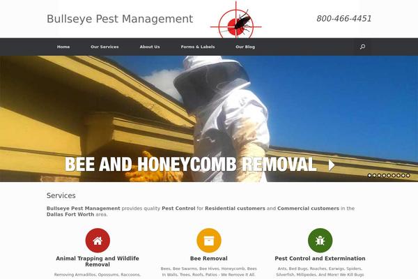 Vantage theme site design template sample