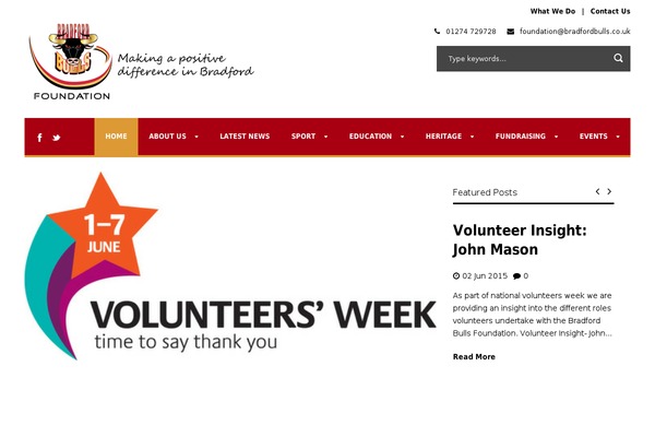 Charity Hub v1.05 theme site design template sample