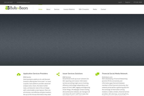 Blandes theme site design template sample