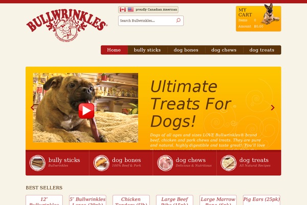 bullwrinkles.com site used Bullwrinkles