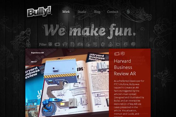 bullyentertainment.com site used Bullytheme