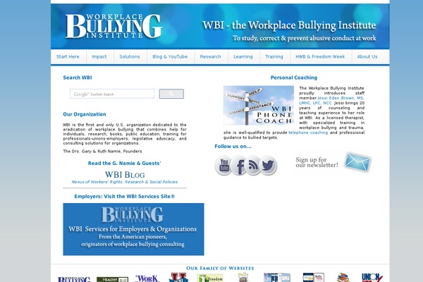 bullyinginstitute.org site used Wbi_theme
