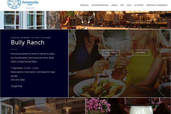 Avada Child theme site design template sample