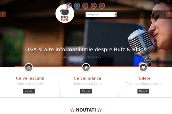 Clinto theme site design template sample