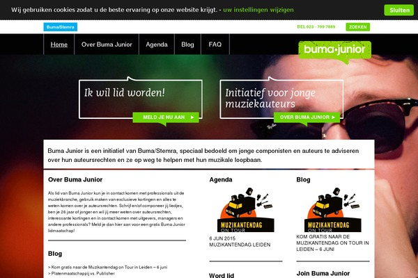 bumajunior.nl site used Bumajr