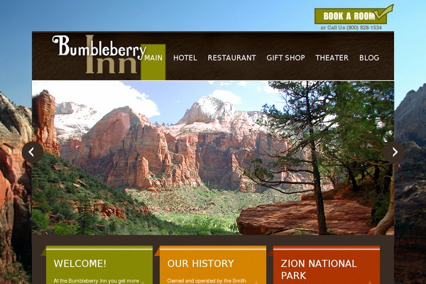 bumbleberry theme websites examples