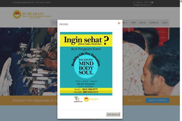 Site using WP Excel CMS plugin