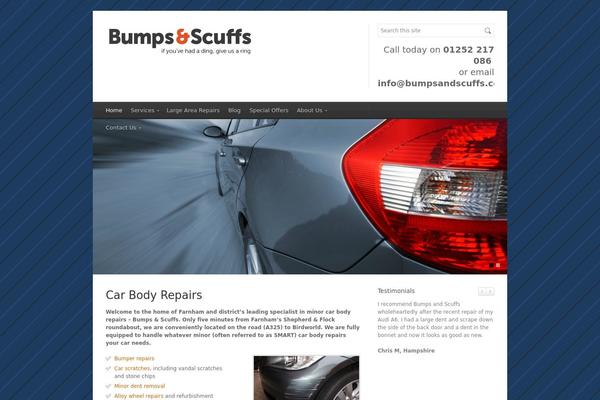 bumpsandscuffs.com site used Imaframework