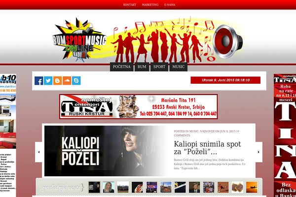 bumsportmusic.com site used Et_enews_3.8