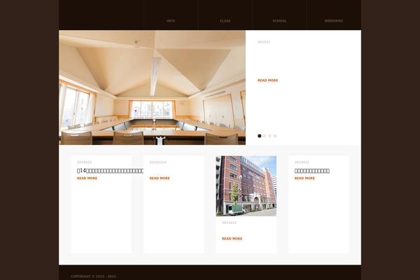 Zenith theme site design template sample