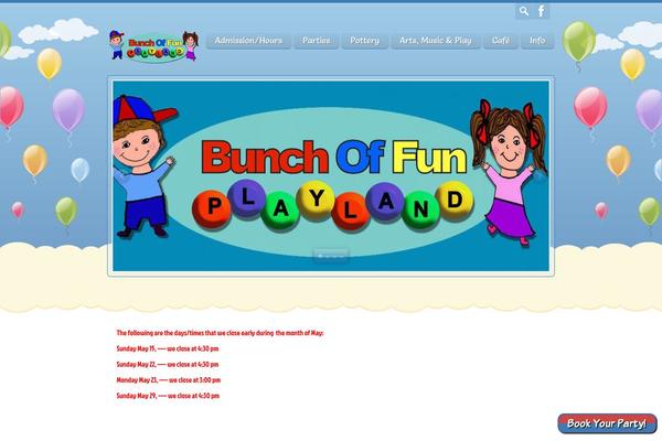 Happy Kids theme site design template sample