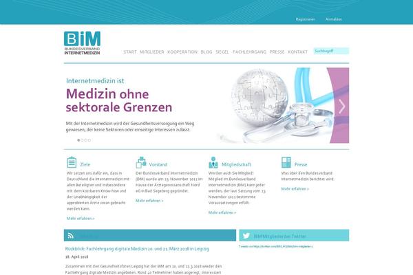 bundesverbandinternetmedizin.de site used Bim
