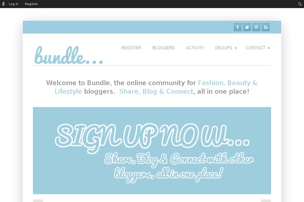 Site using BuddyPress Social plugin