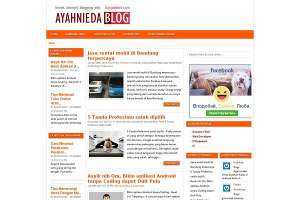 Wisteria theme site design template sample