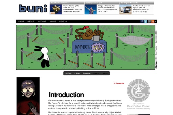 Site using Comic Easel plugin