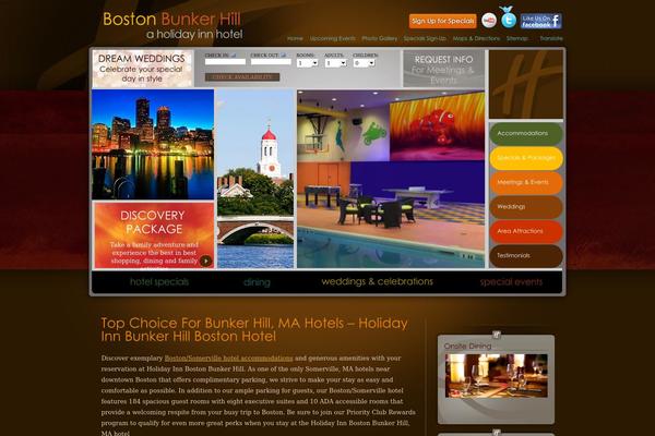 bunkerhillbostonhotel.com site used Bunkerhill