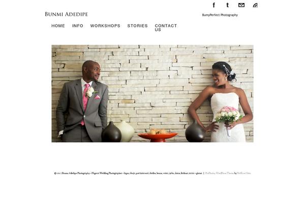 Prophoto4 theme site design template sample