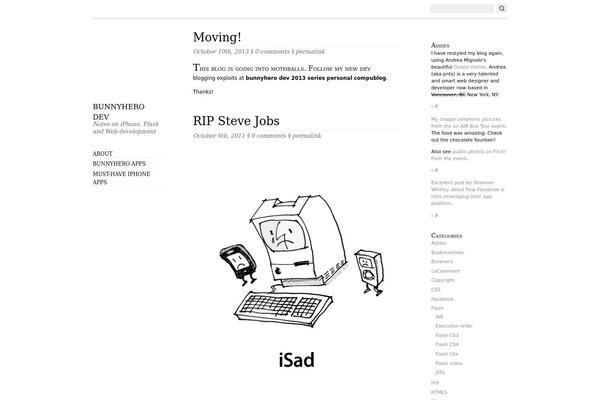 Oulipo theme site design template sample