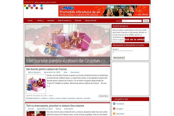 Chocolat theme site design template sample