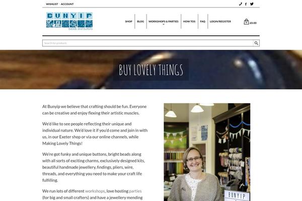 Storefront theme site design template sample