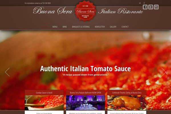 Linguini theme site design template sample