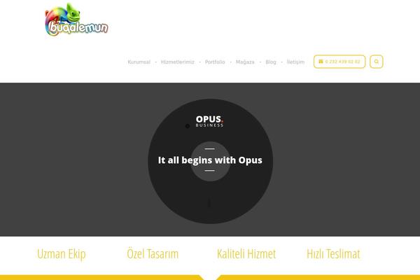 Maleo theme site design template sample